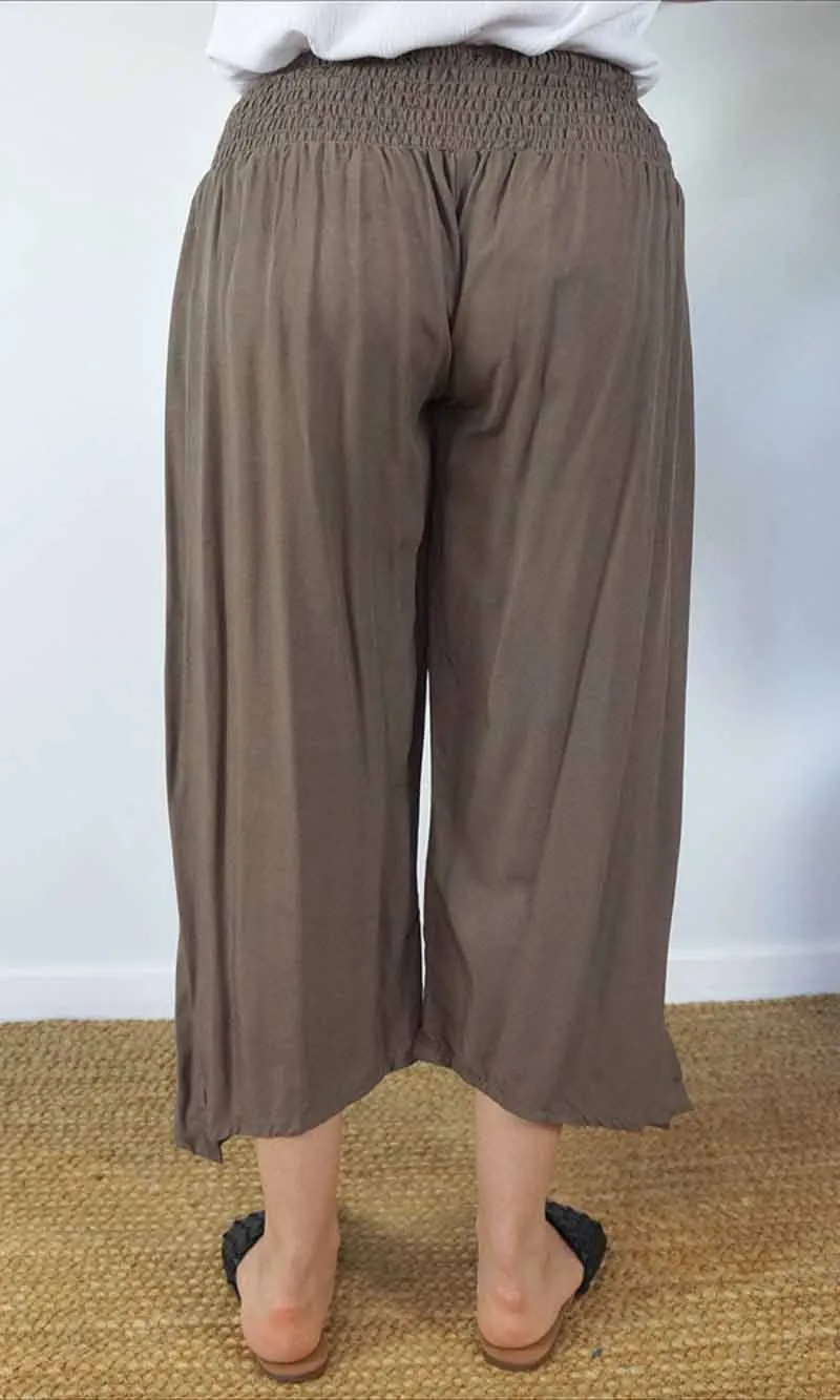 Rayon 3/4 Pant Bazaar Plain, More Colours