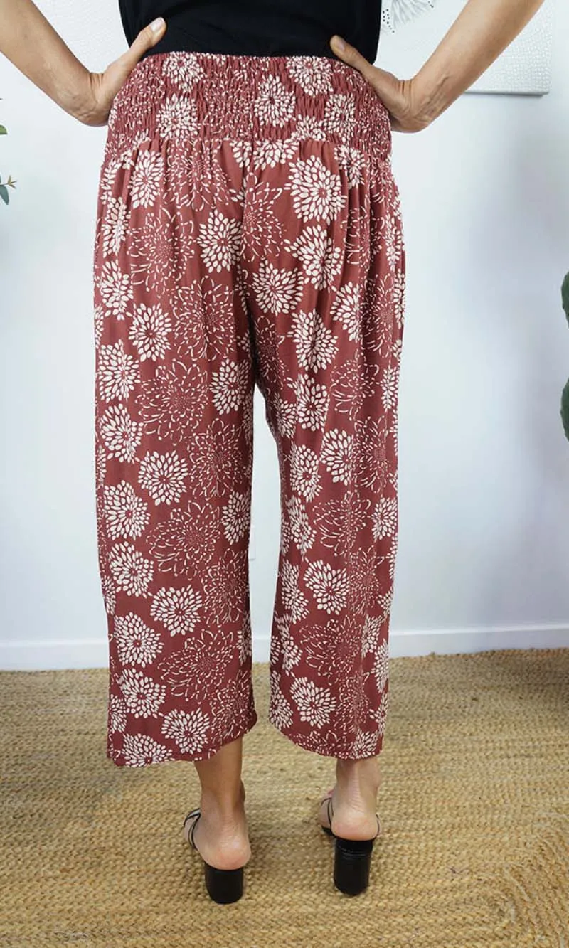 Rayon Pant Bazaar 3/4 Sunflower, More Colours