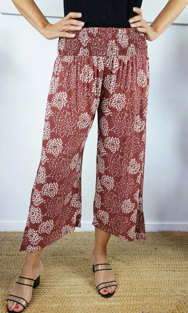 Rayon Pant Bazaar 3/4 Sunflower, More Colours