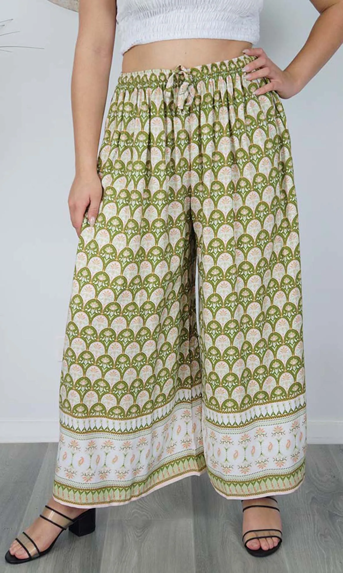 Rayon Pant Cha Cha Scallops, More Colours