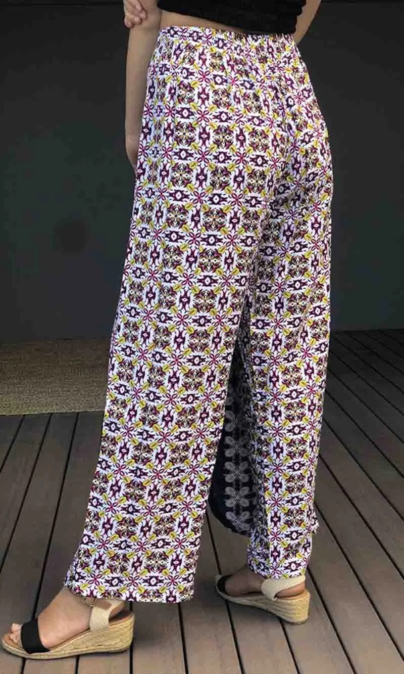 Rayon Wrap Pant Baliku Brown