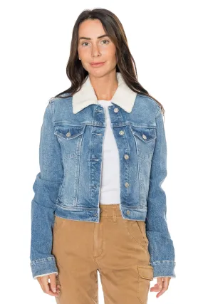 Relaxed Vivienne Jacket in Valerie Distressed