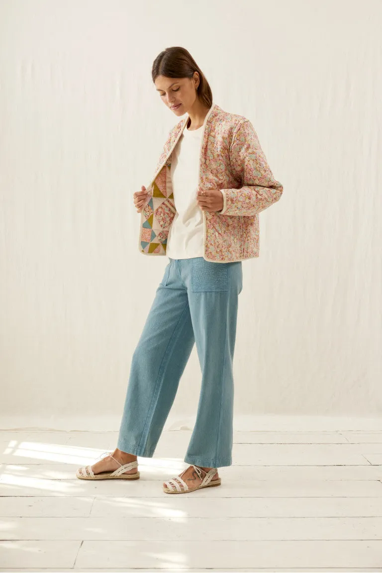 Reversible Jacket Neliana Patch-Sweet-Pastel