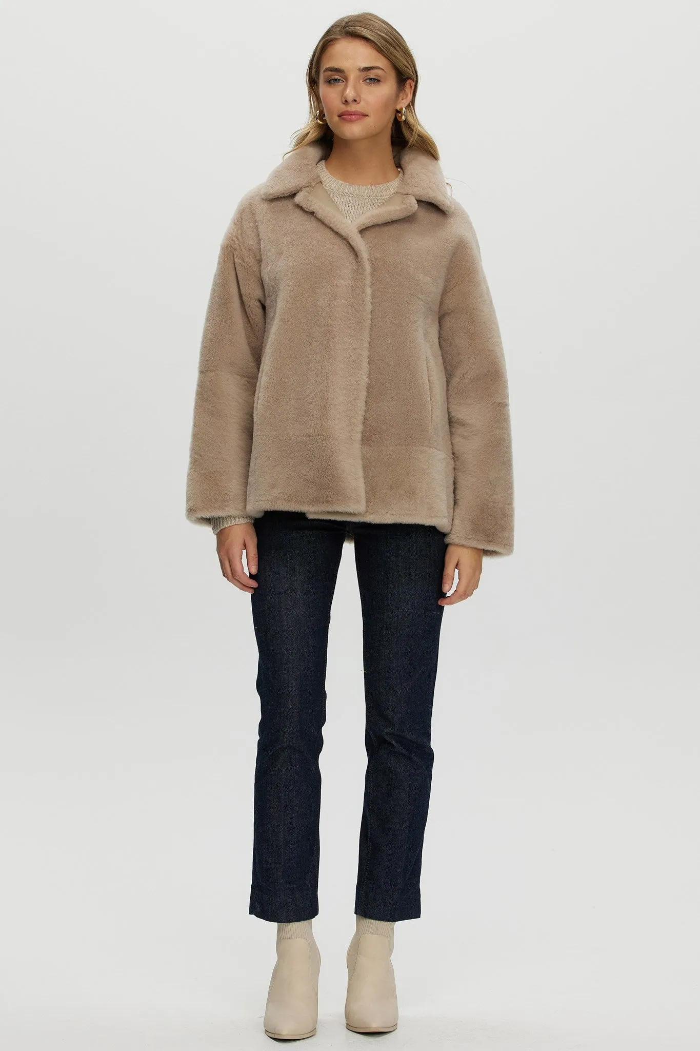 Reversible Shearling Lamb Jacket