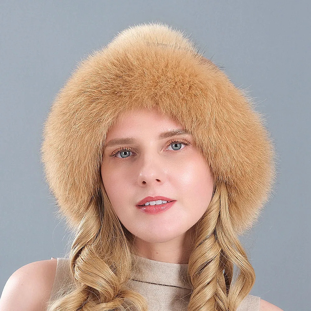 Rex rabbit fur hat women autumn and winter warm ear protection hat beanie hat