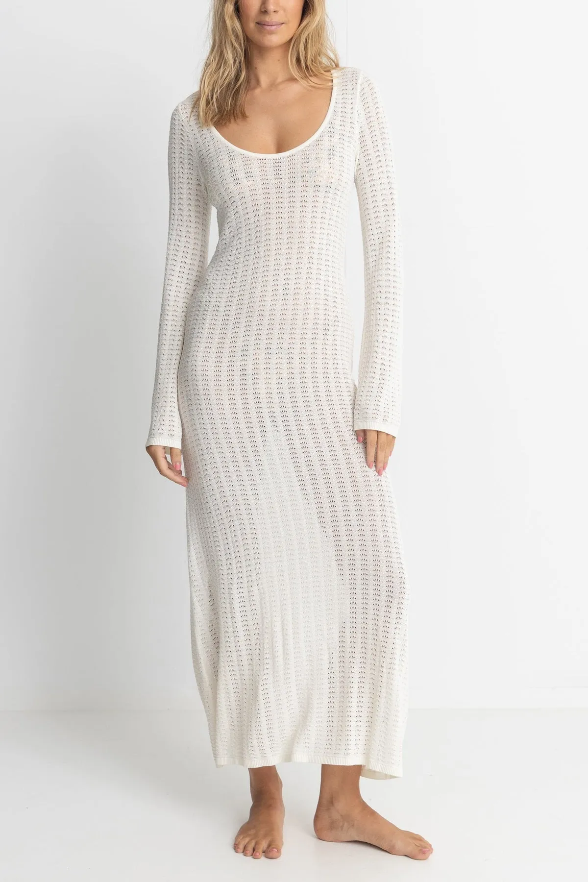 RHYTHM Georgia Crochet Knit Maxi Dress