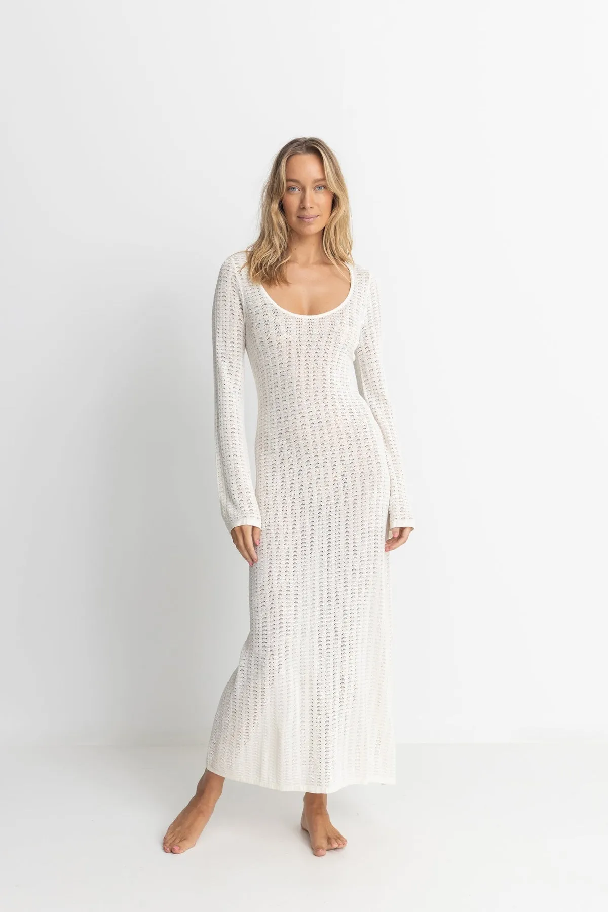 RHYTHM Georgia Crochet Knit Maxi Dress