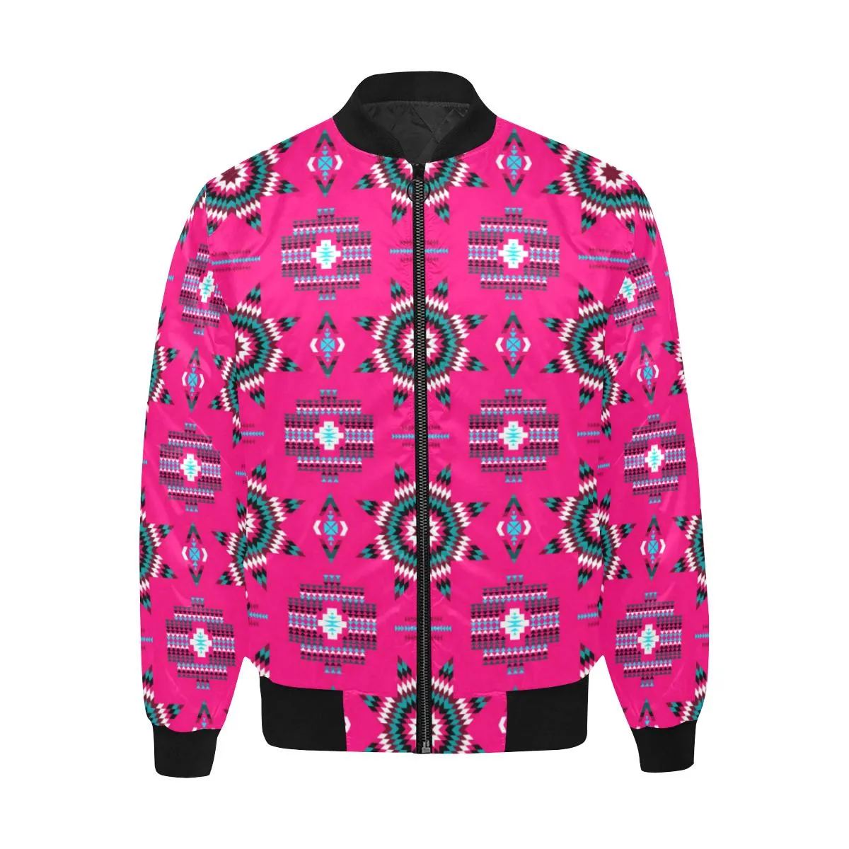 Rising Star Strawberry Moon Unisex Heavy Bomber Jacket with Quilted Lining