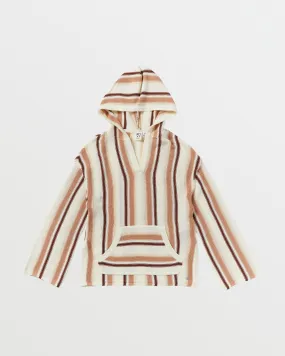 Rosarito Poncho - Cafe Creme Lounge Stripe