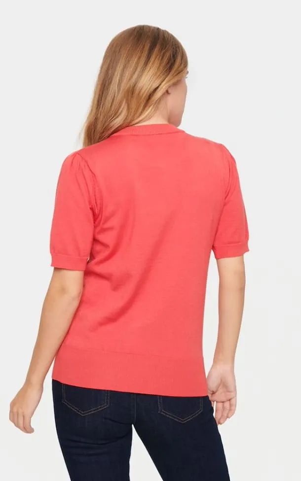 Saint Tropez- Mila Short Sleeve Pullover