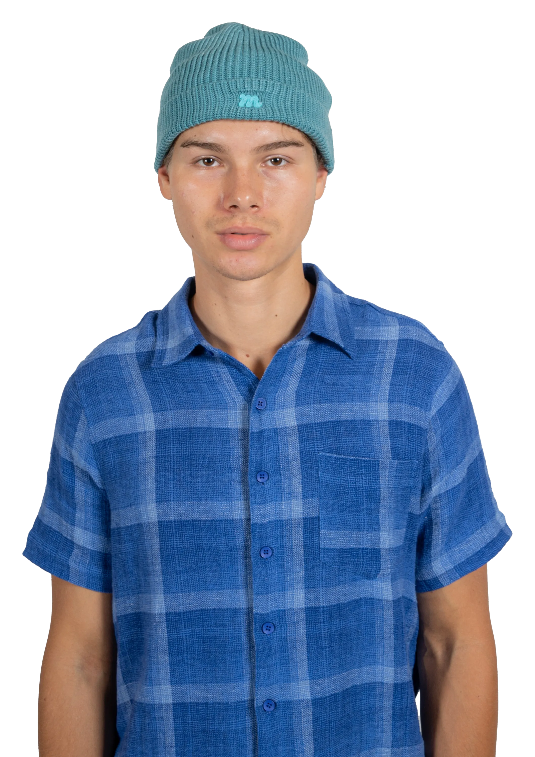 Seablue Stitch Beanie