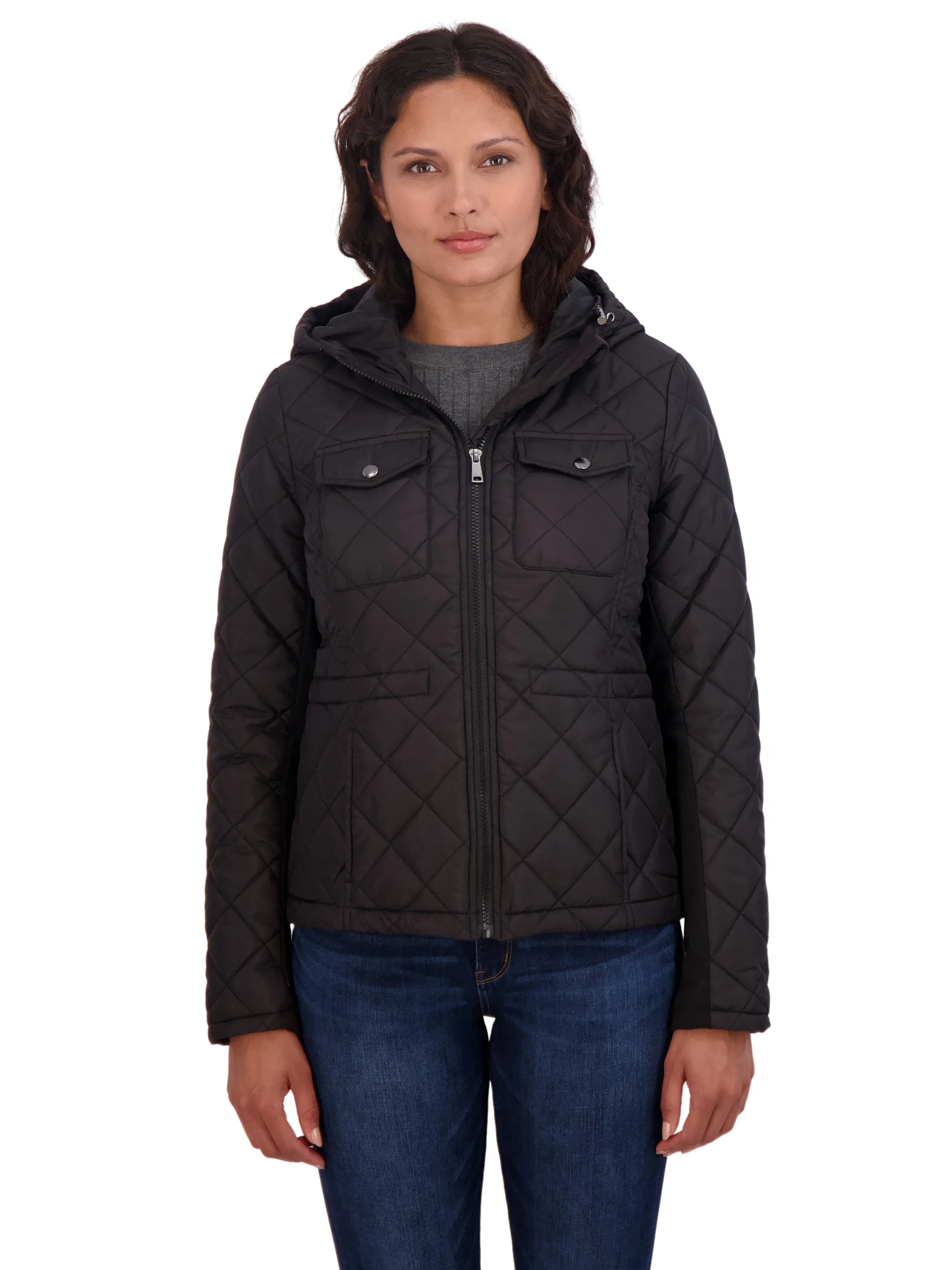 Sebby Junior's  Quilted Jacket with Hood