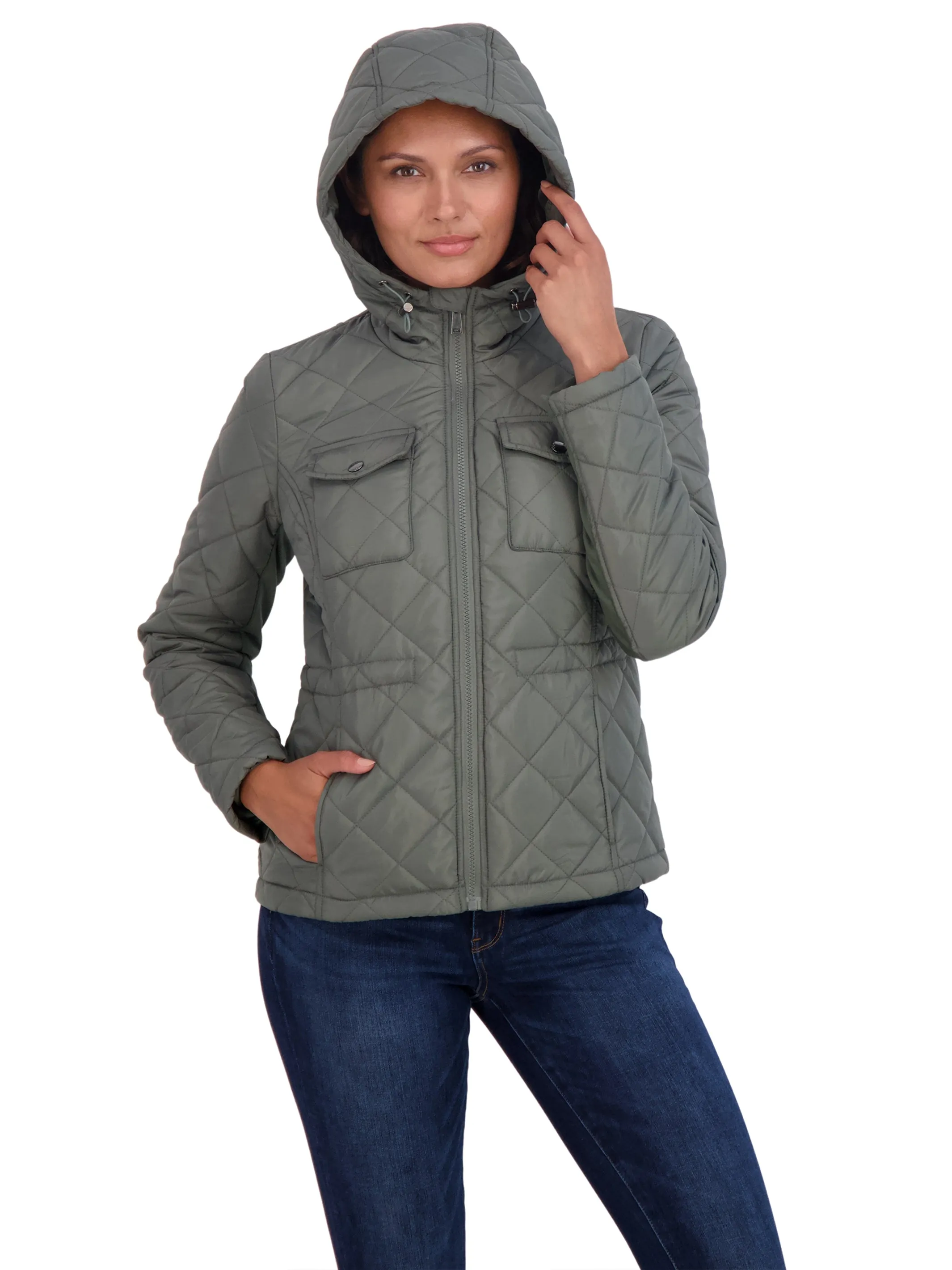 Sebby Junior's  Quilted Jacket with Hood