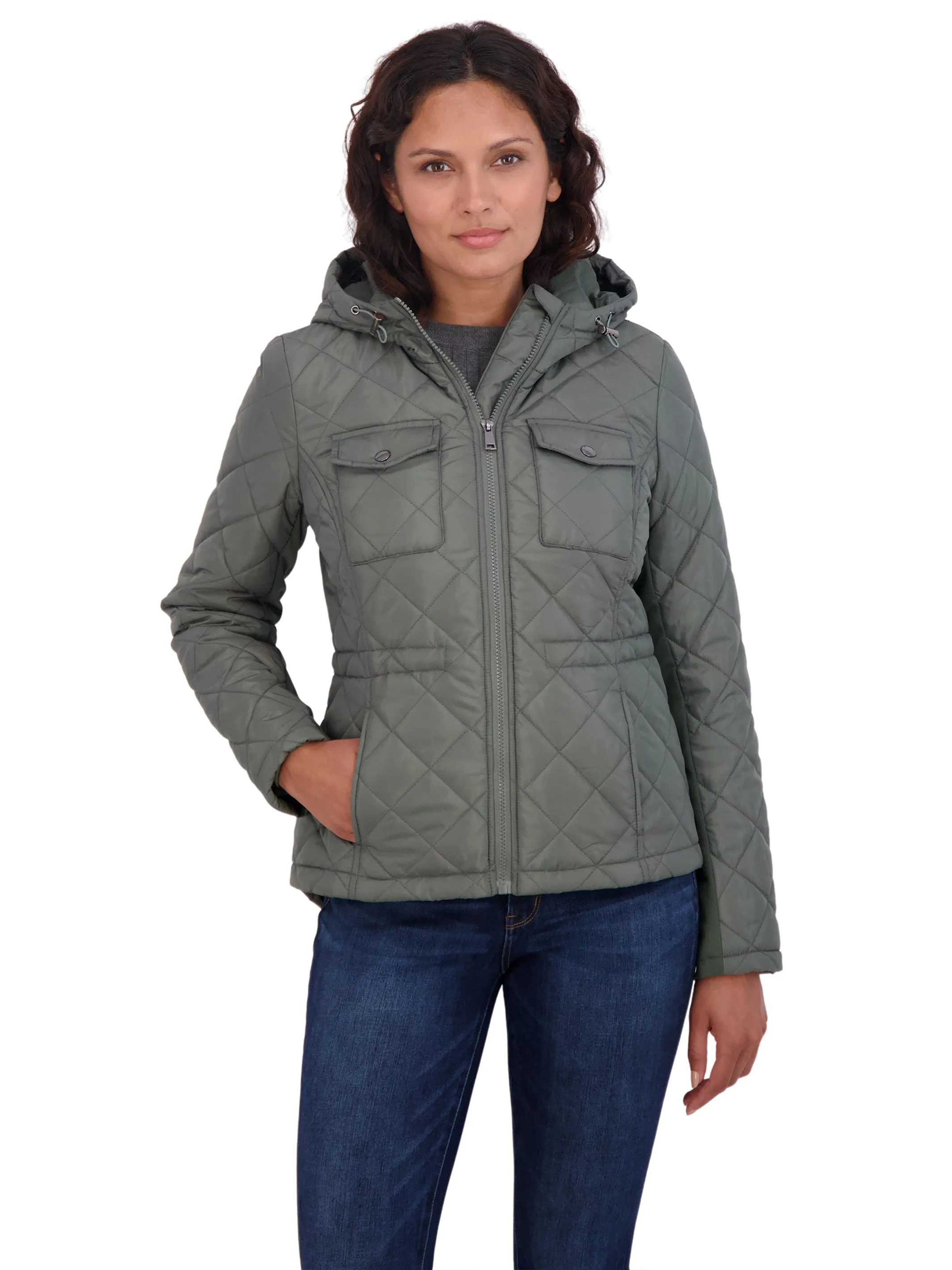 Sebby Junior's  Quilted Jacket with Hood