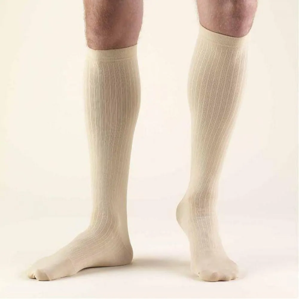 Second Skin Men's 30-40 mmHg Dress Knee High Socks