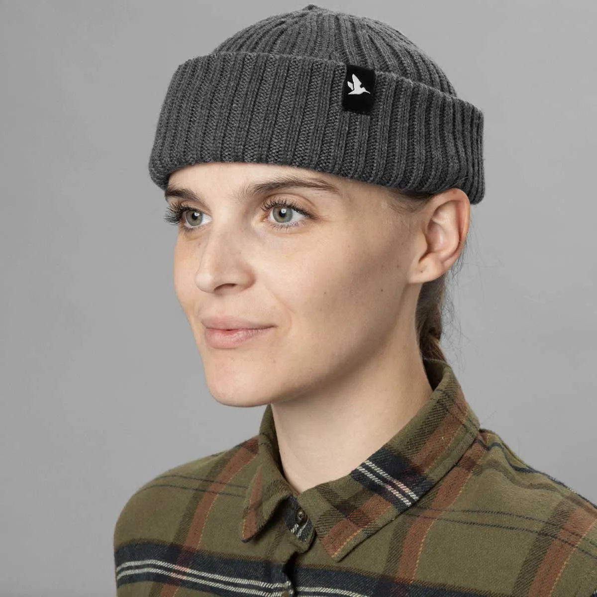 SEELAND Norite Beanie - Merino Wool - Grey Melange