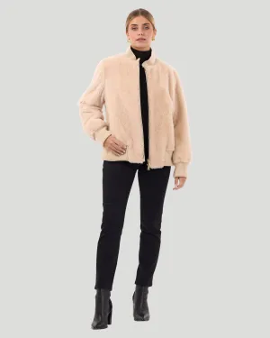 Select Cashmere Goat Bomber Jacket