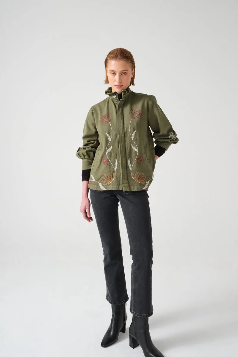 seventy   mochi Flor Pablo Jacket in Khaki