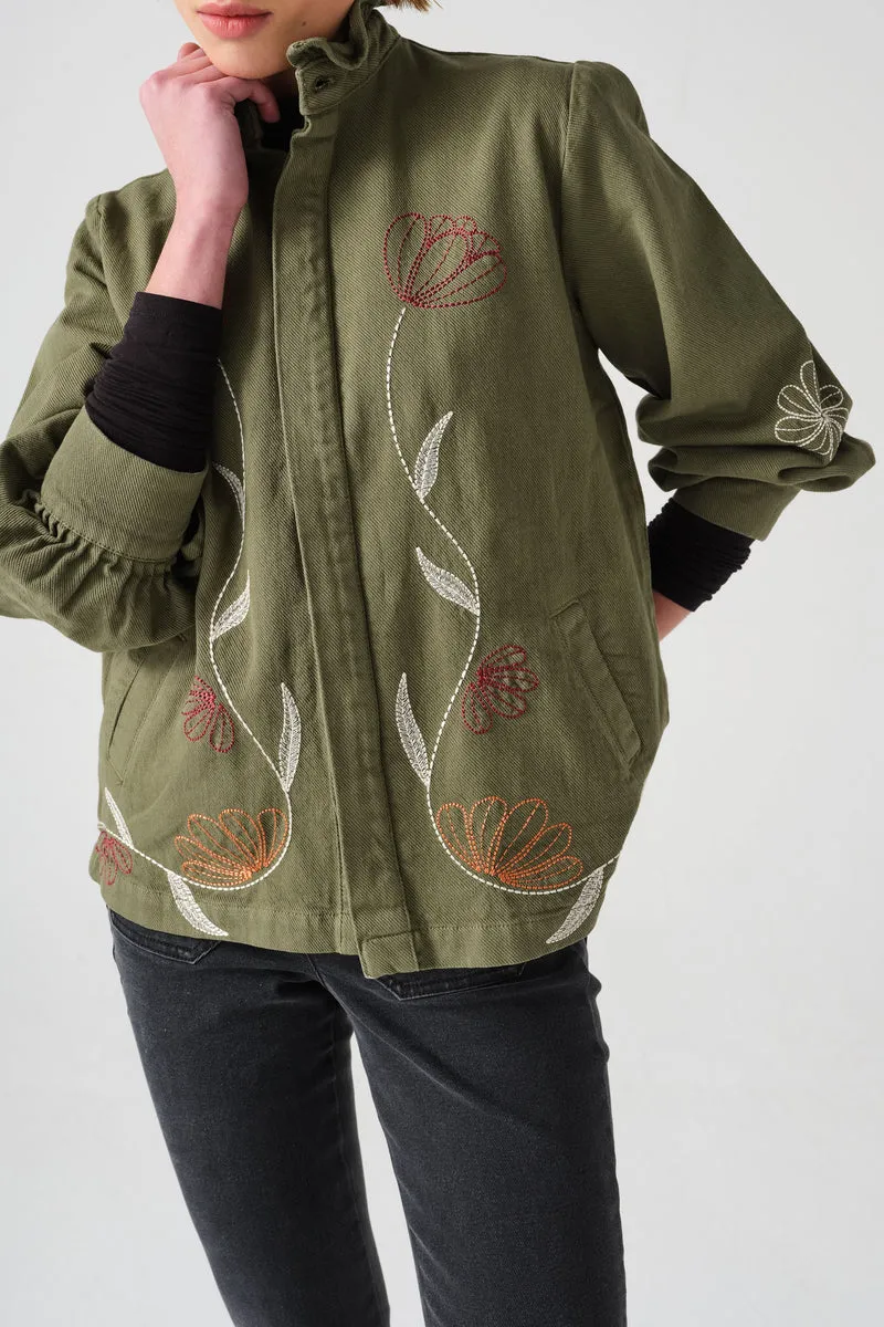 seventy   mochi Flor Pablo Jacket in Khaki