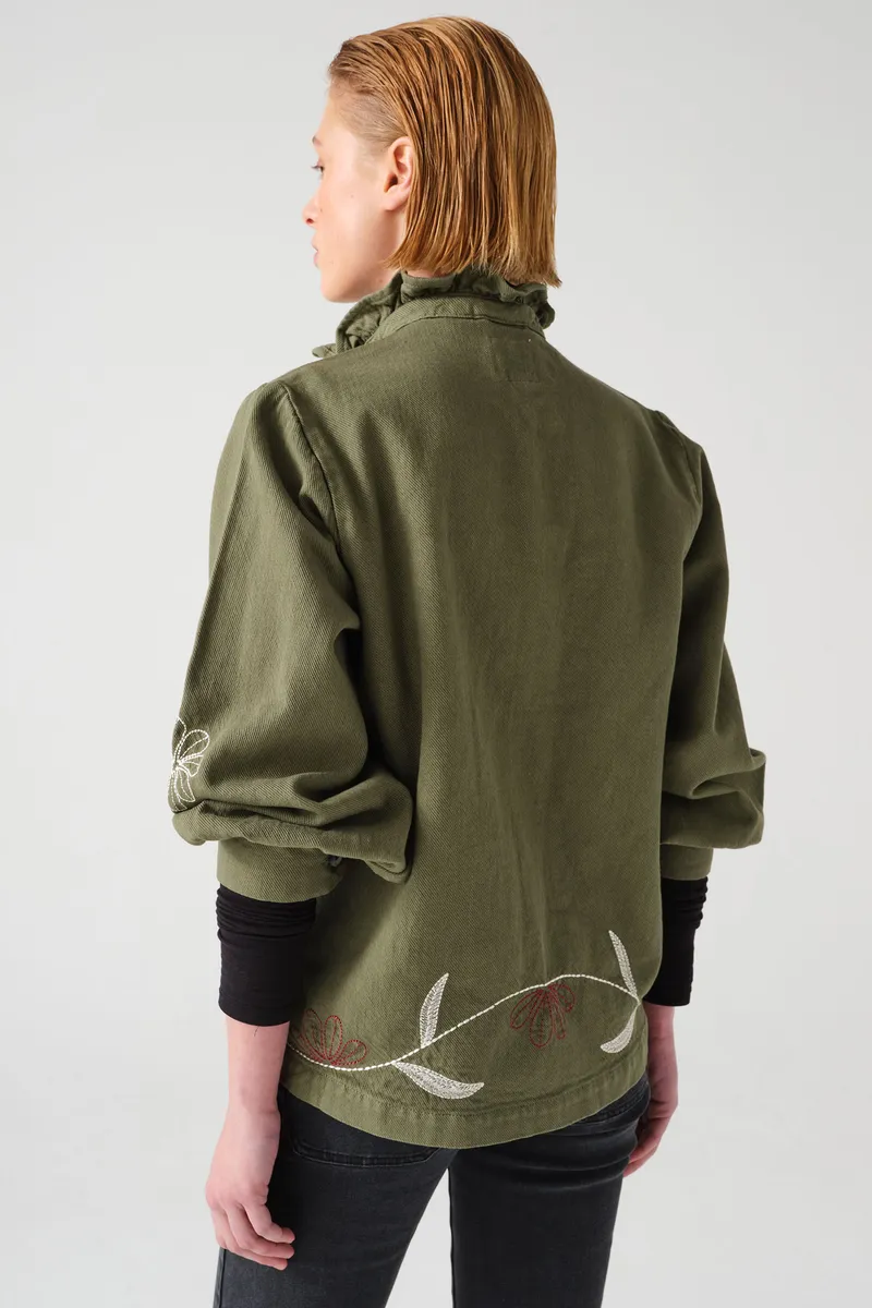 seventy   mochi Flor Pablo Jacket in Khaki