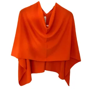 Seville Orange Cashmere Poncho