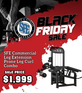 SFE Commercial Leg Extension Prone Leg Curl Combo w/250lb weight stack (New)