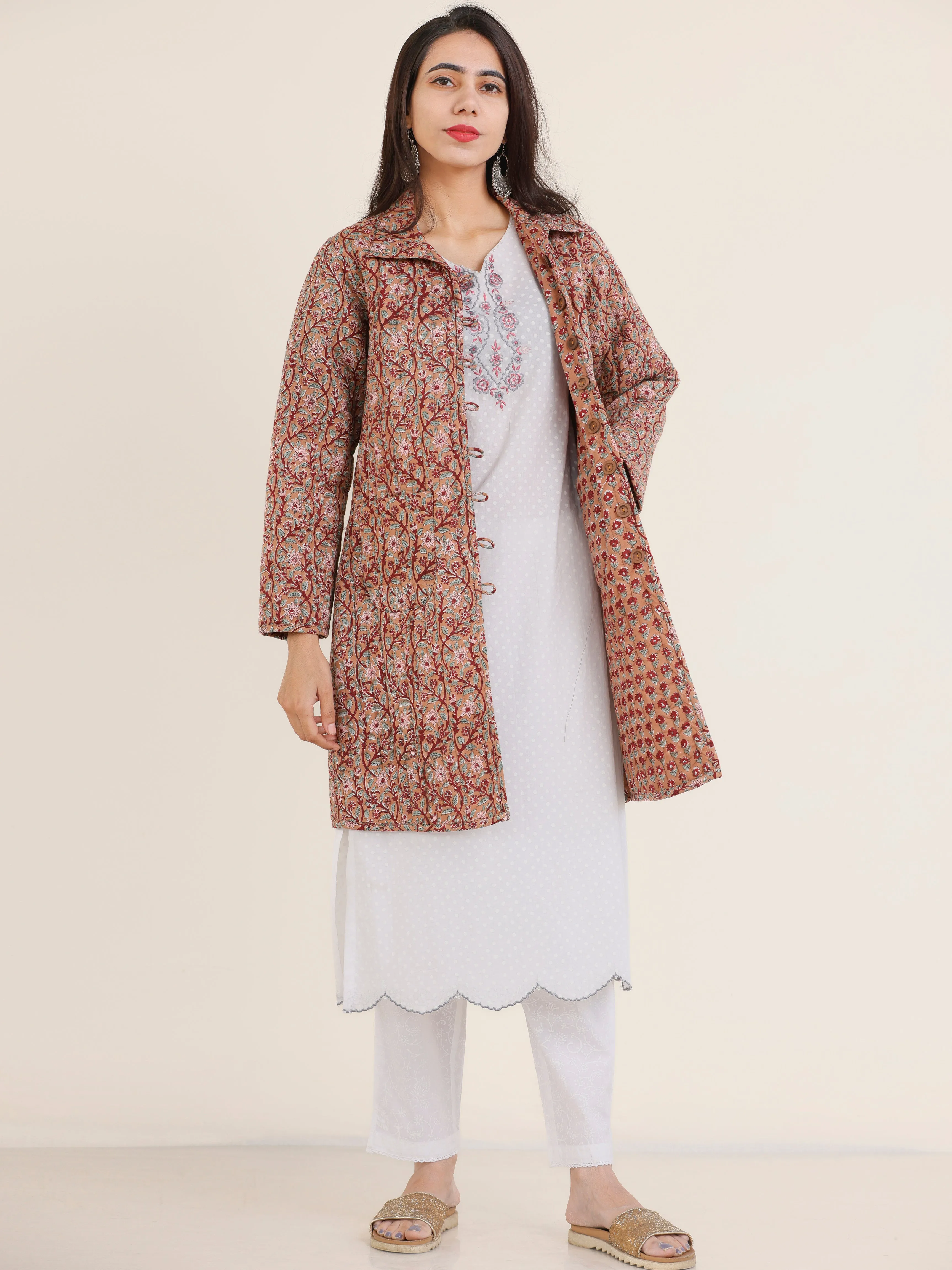 Shishir Rukshaar Quilted Reversible Jacket