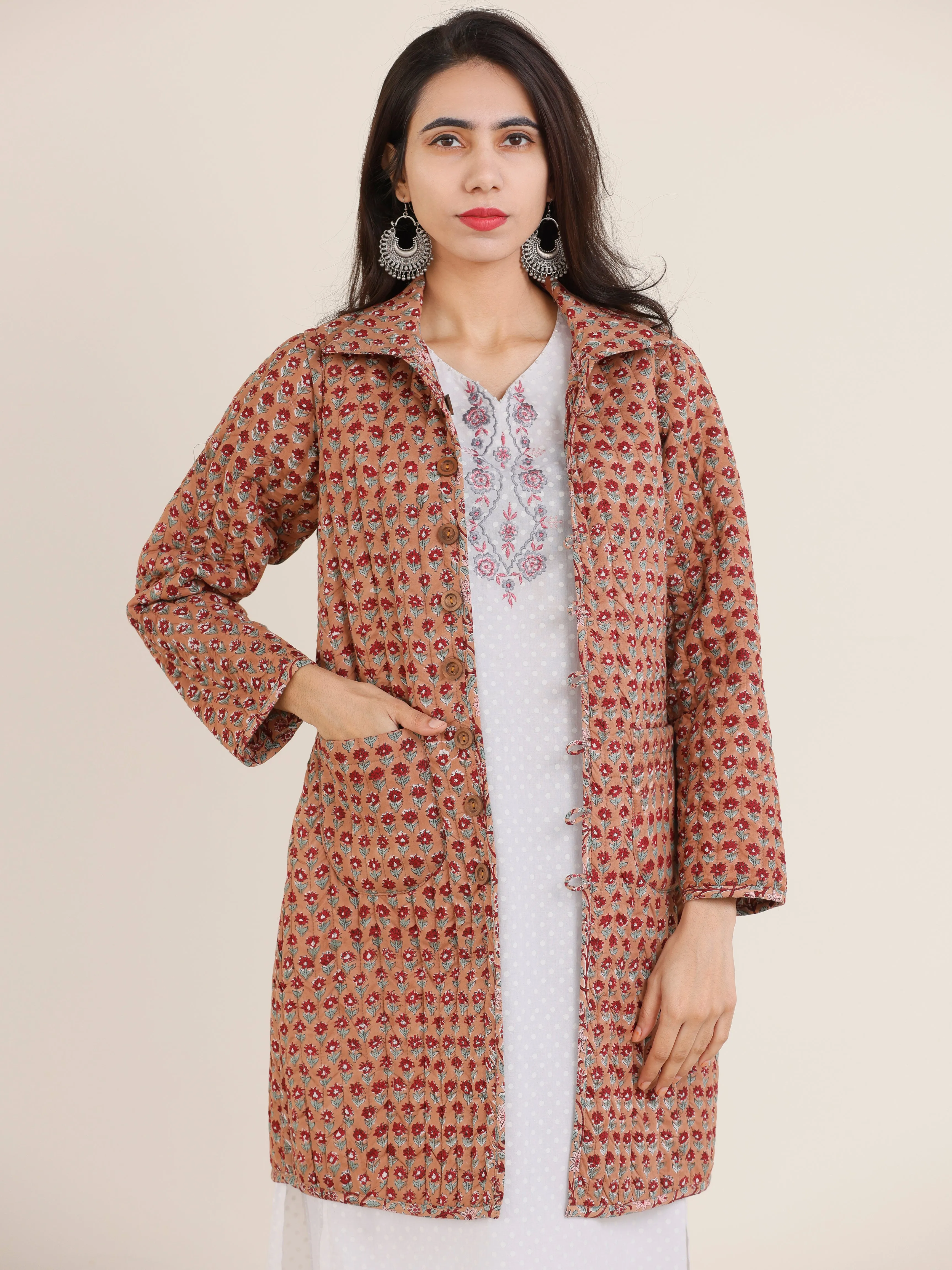 Shishir Rukshaar Quilted Reversible Jacket