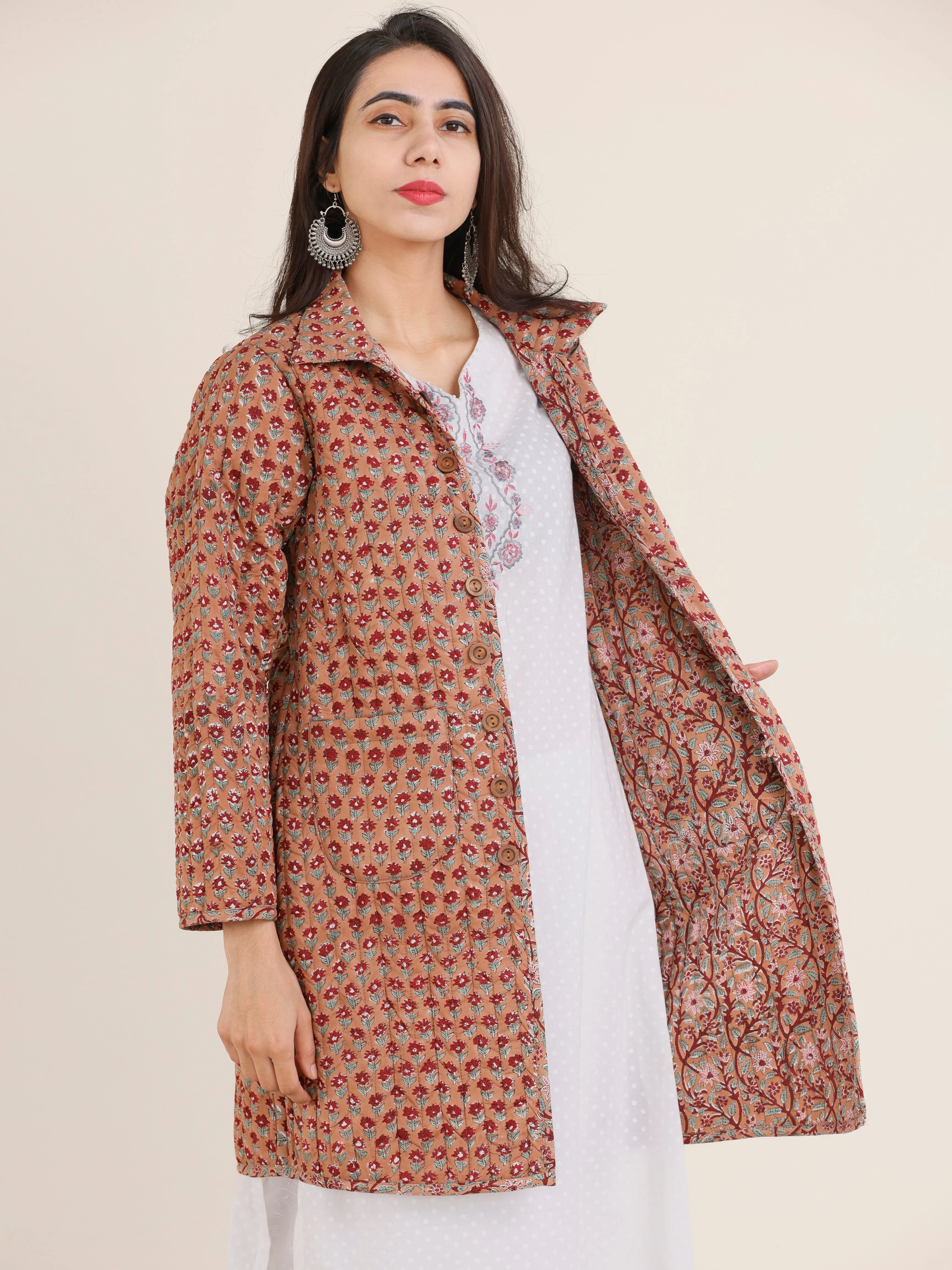 Shishir Rukshaar Quilted Reversible Jacket