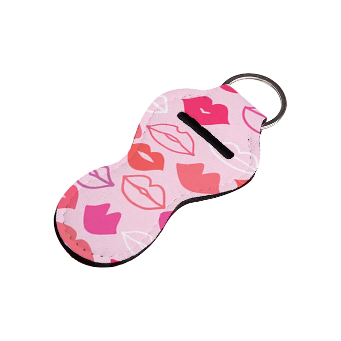 Sublimation Blank Lop Balm Holder Key Chain