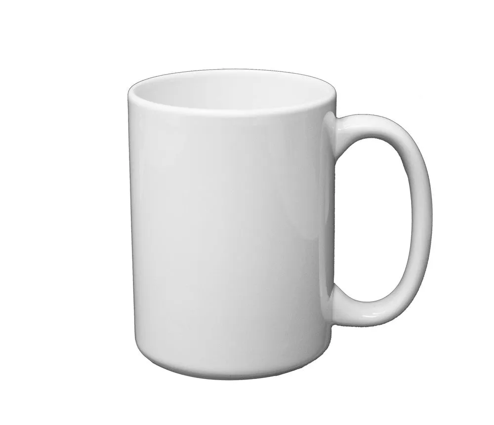 Sublimation White 15oz Economy Mug