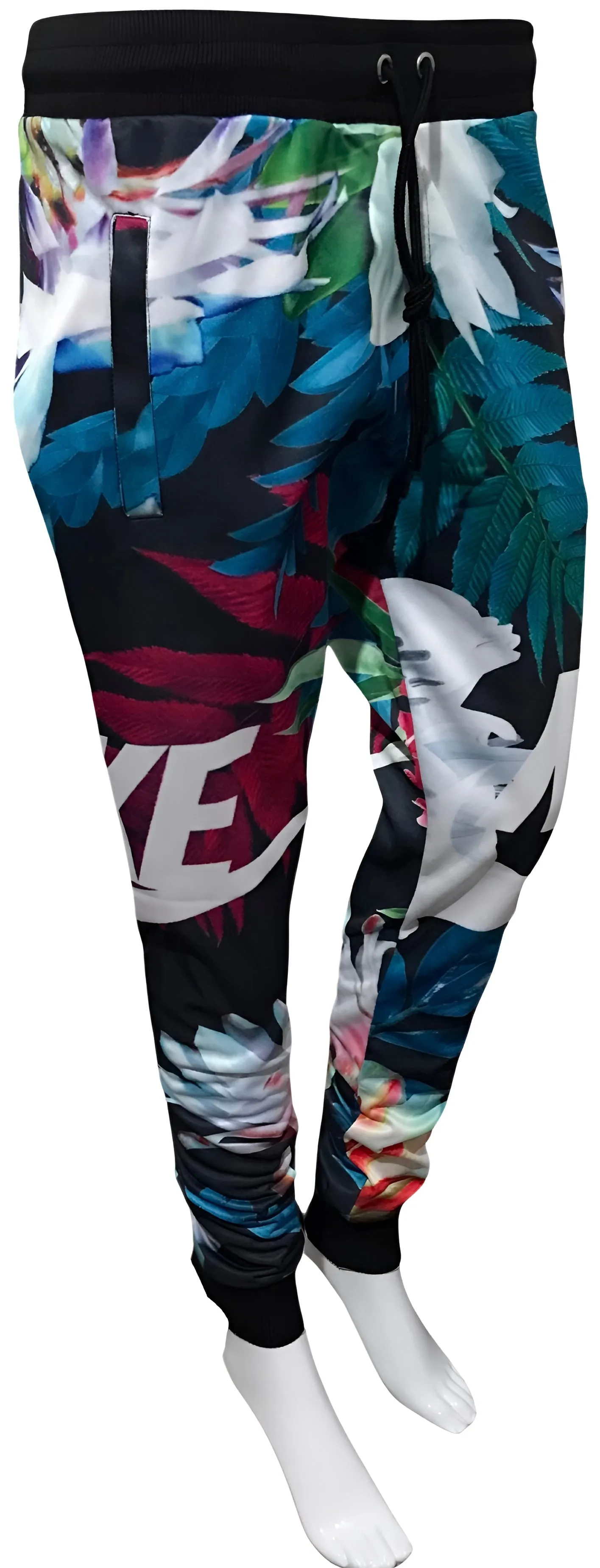 ^SWOOSH^ JOGGER SWEATPANTS FOR WOMEN (TROPICAL/FLORAL)