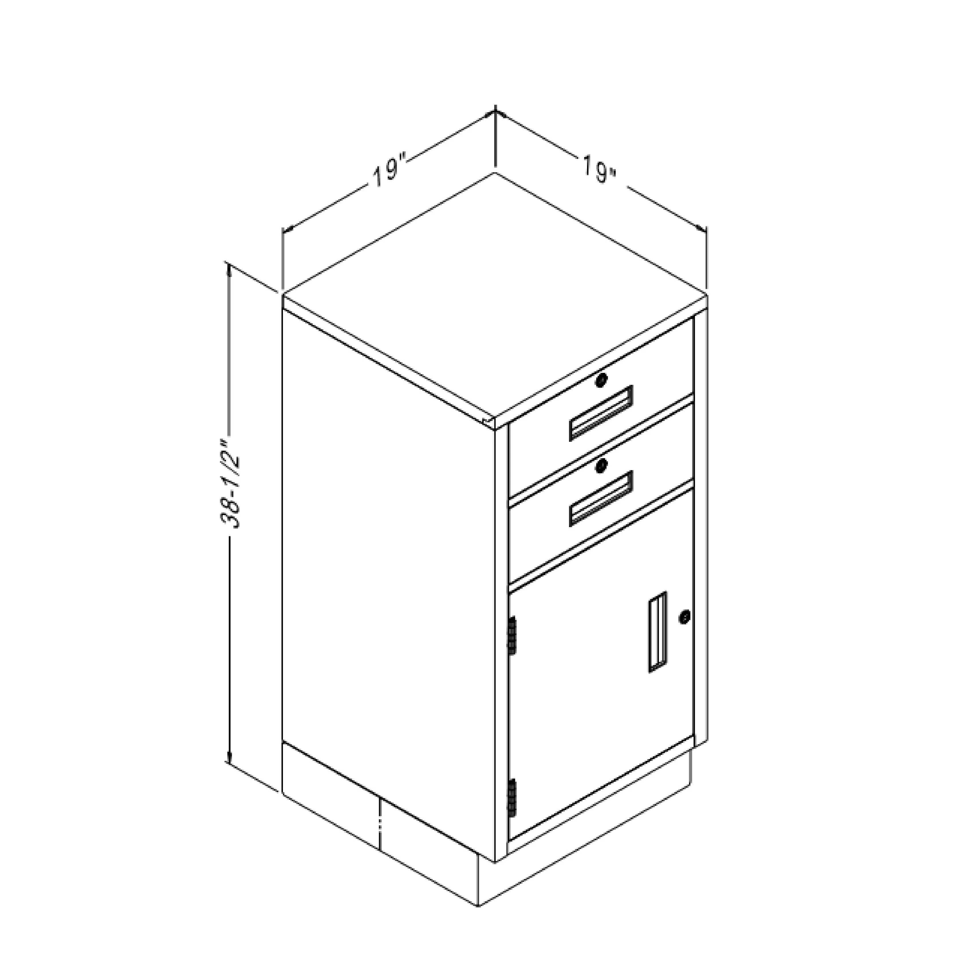 Teller Pedestal Furniture | Goldline