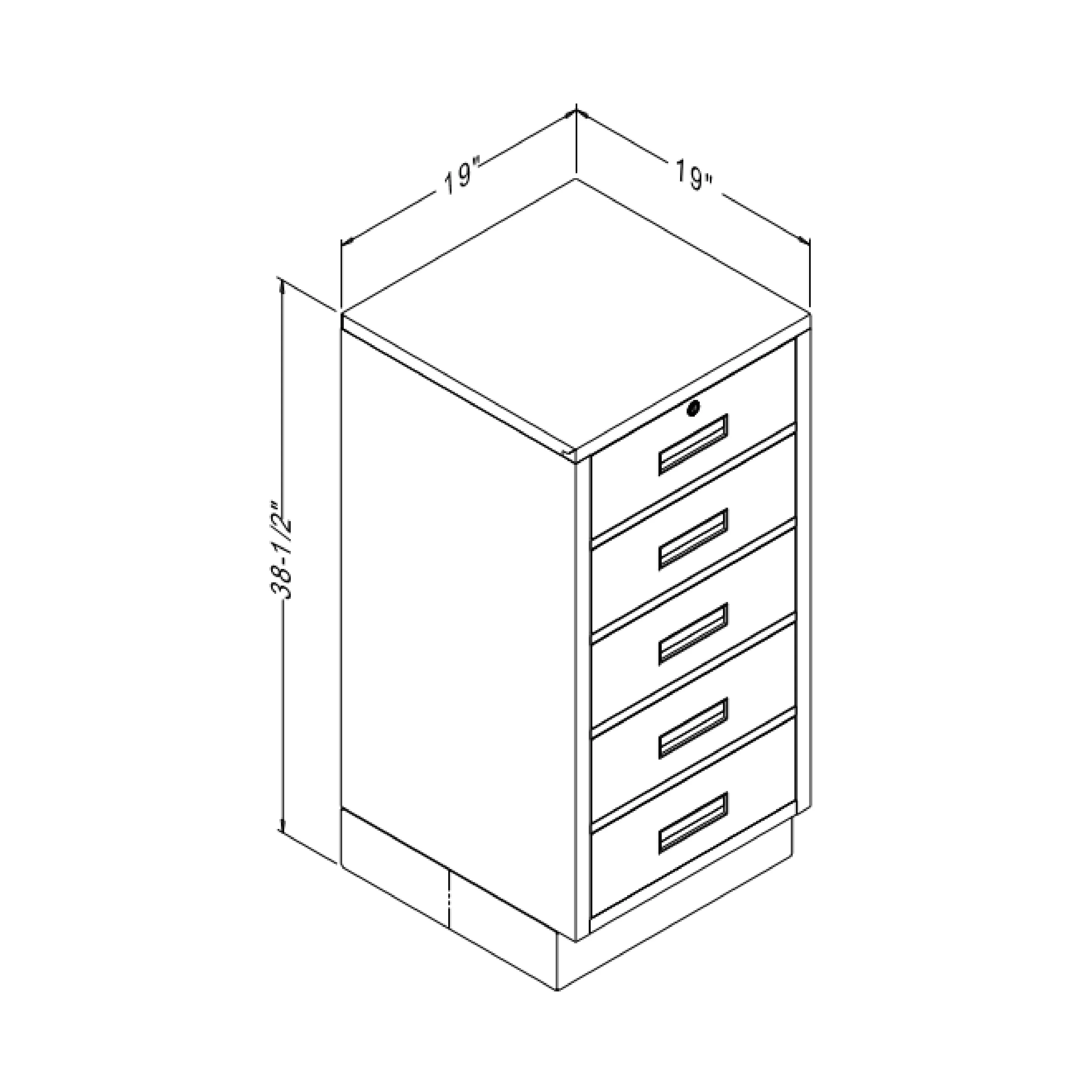 Teller Pedestal Furniture | Goldline