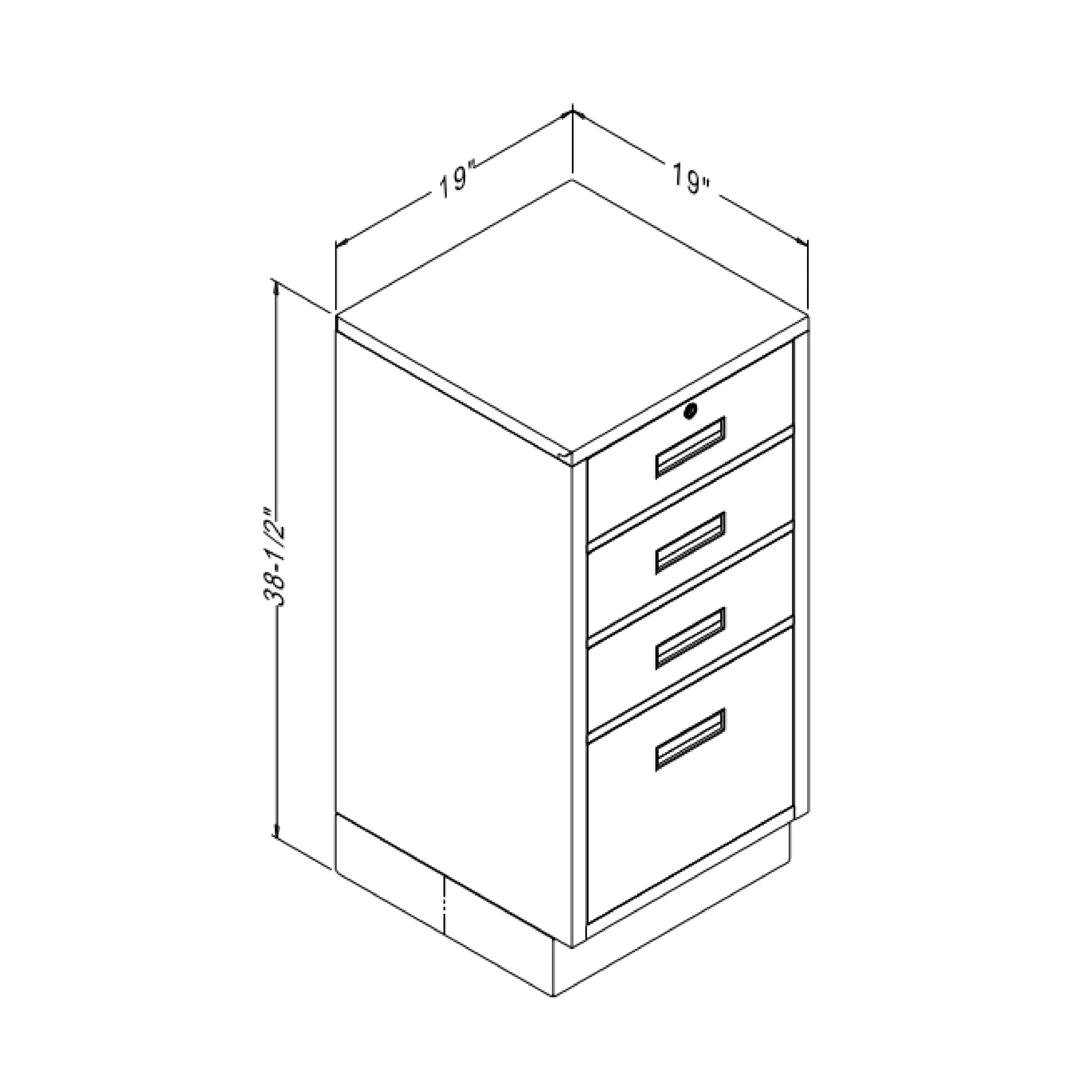 Teller Pedestal Furniture | Goldline