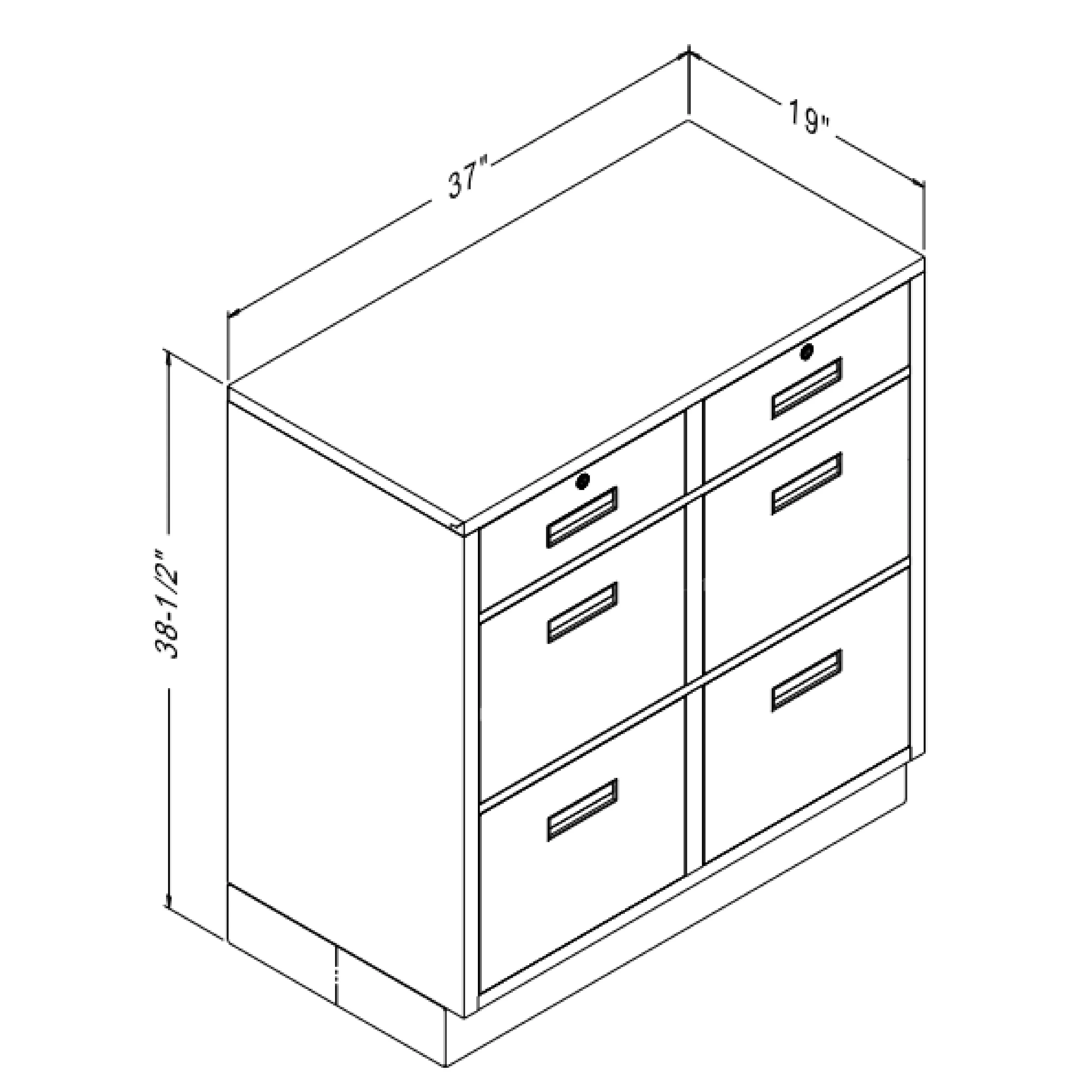 Teller Pedestal Furniture | Goldline