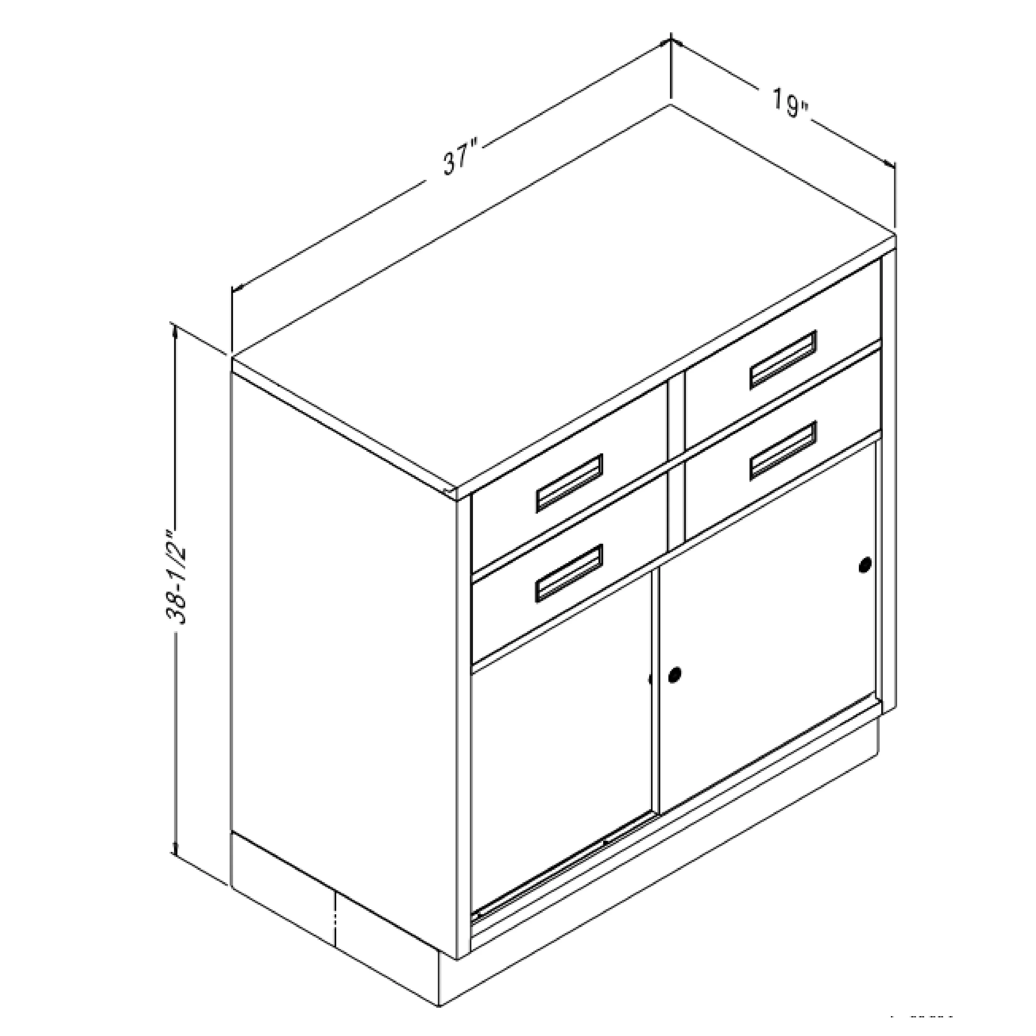 Teller Pedestal Furniture | Goldline