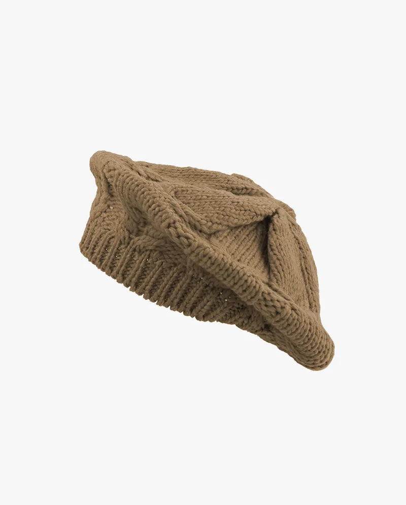 The Hat Depot - Cozy & Soft Curly Knitted Beret