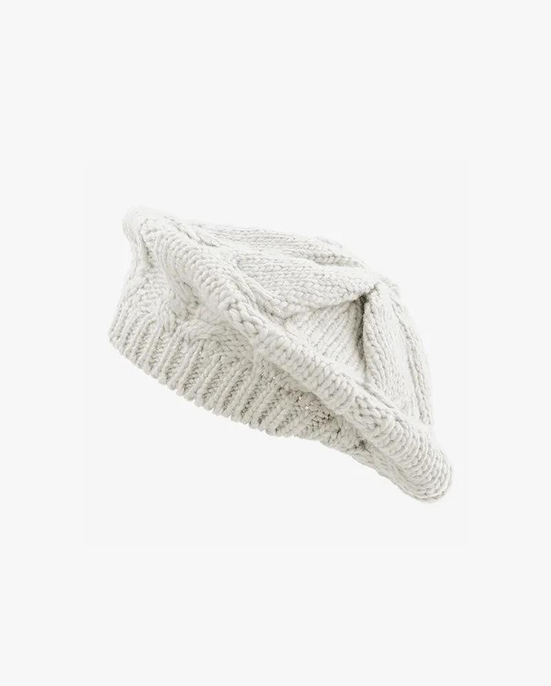 The Hat Depot - Cozy & Soft Curly Knitted Beret