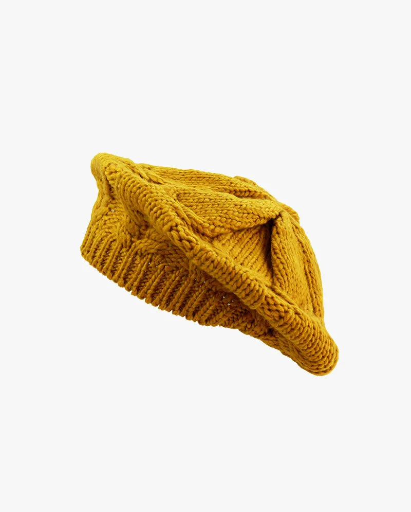 The Hat Depot - Cozy & Soft Curly Knitted Beret