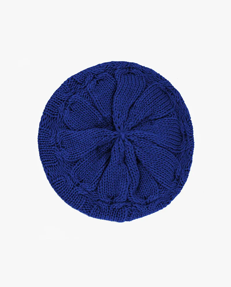 The Hat Depot - Cozy & Soft Curly Knitted Beret