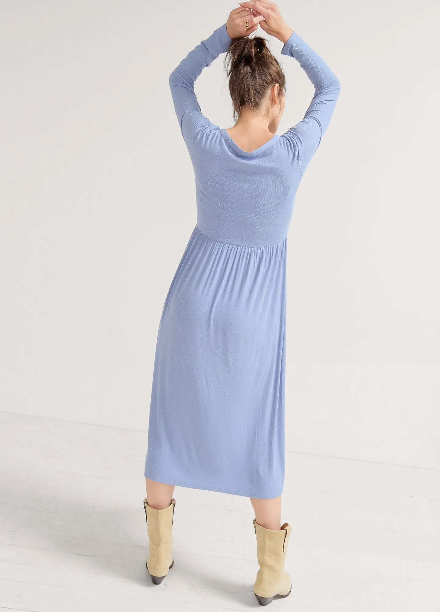 The Softest Rib Nursing Dress