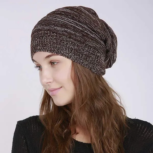 Thin Pleated Heather Beanie 30344460C