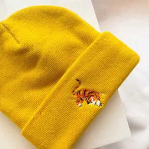 TIGER YELLOW BEANIE