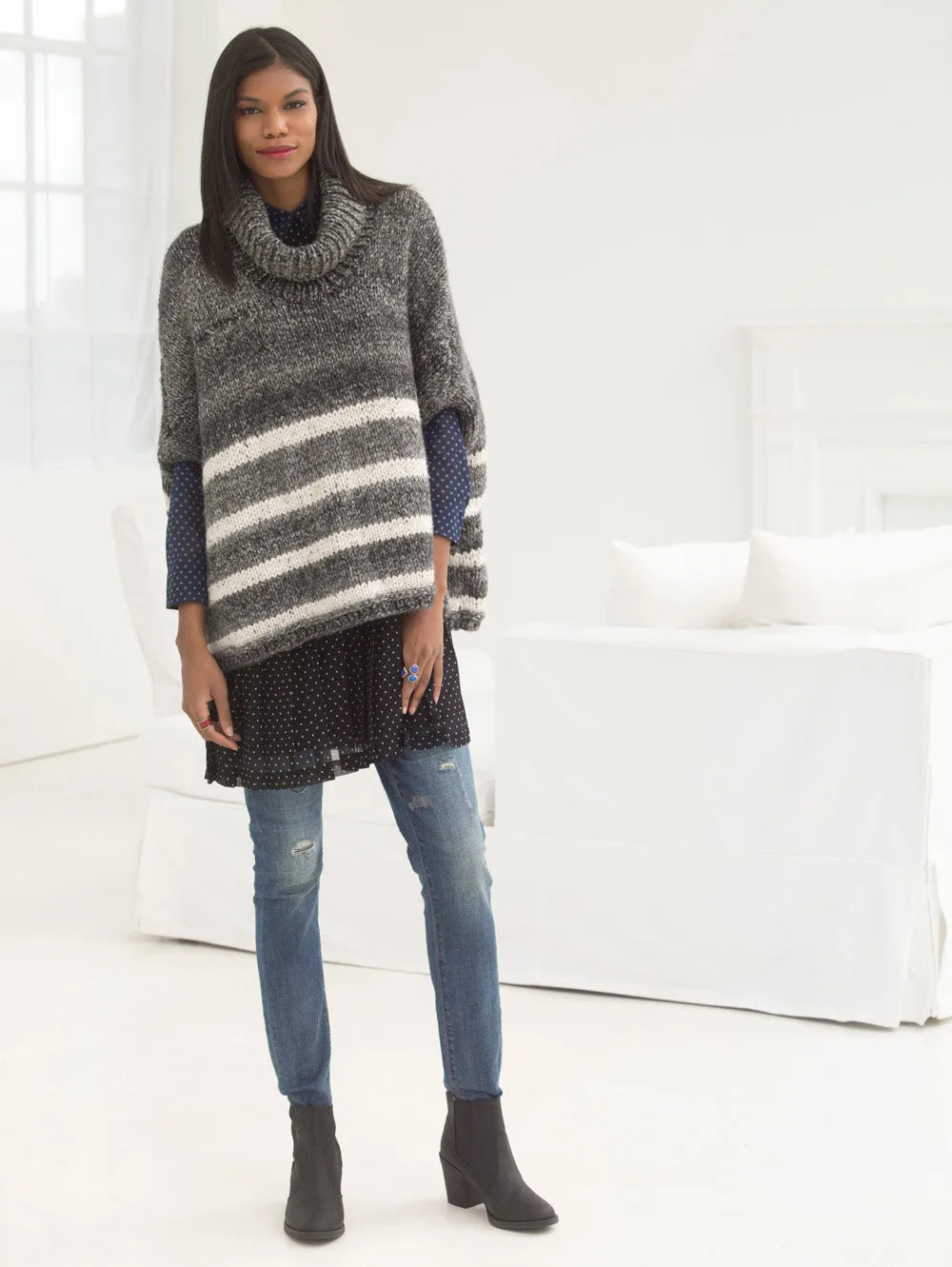 Tribeca Poncho (Knit)