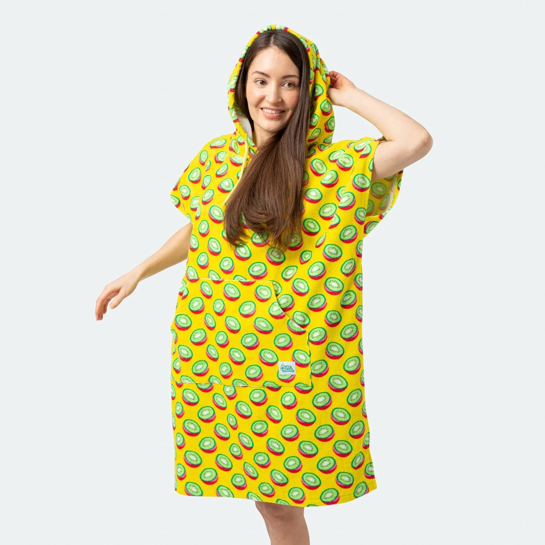 Tropische Kiwi Badeponcho