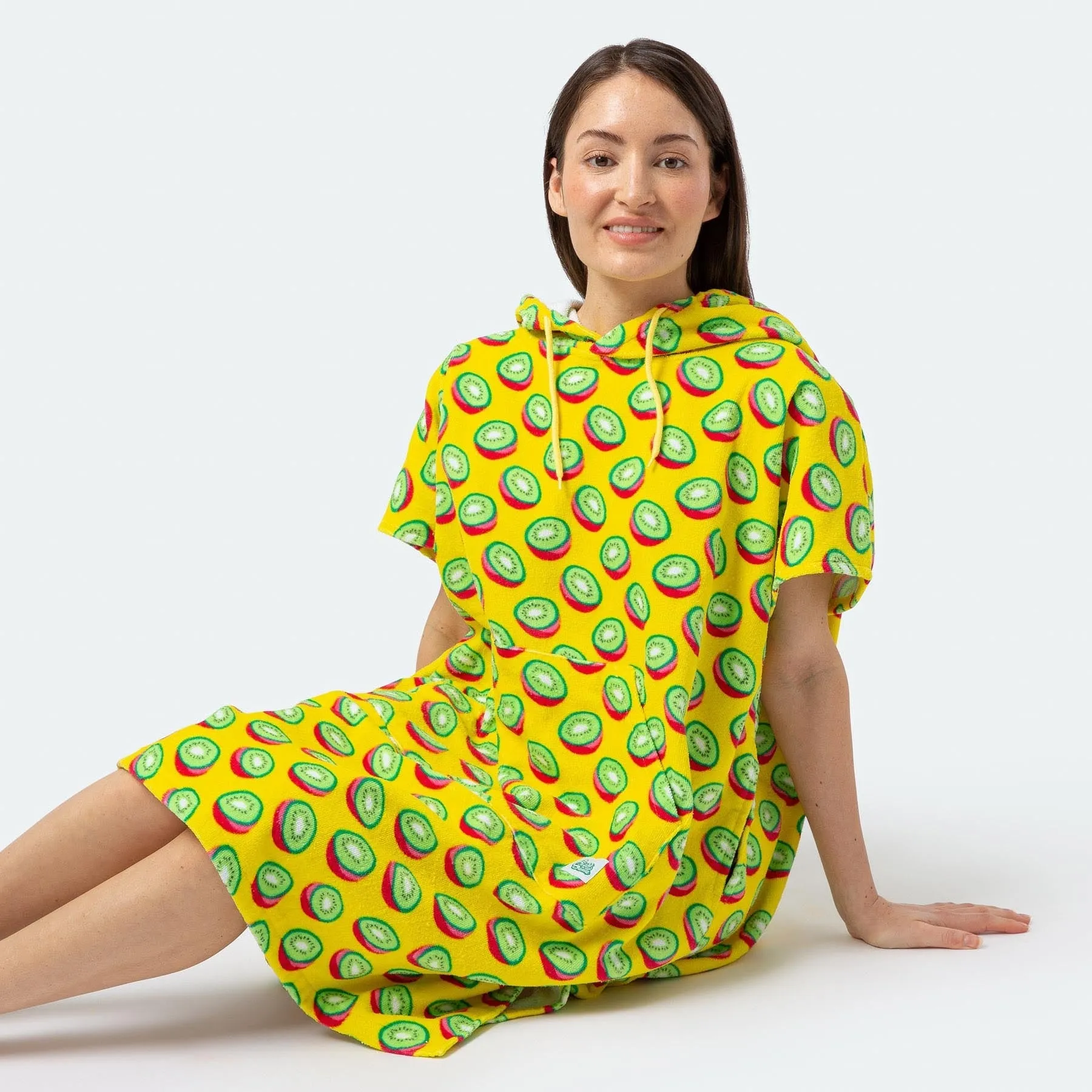 Tropische Kiwi Badeponcho