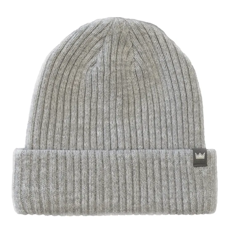 Uflex Unisex Fishermans Beanie - Ash Marle