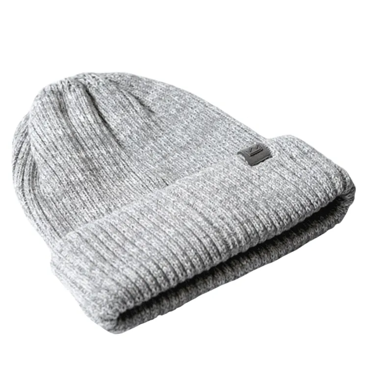 Uflex Unisex Fishermans Beanie - Ash Marle