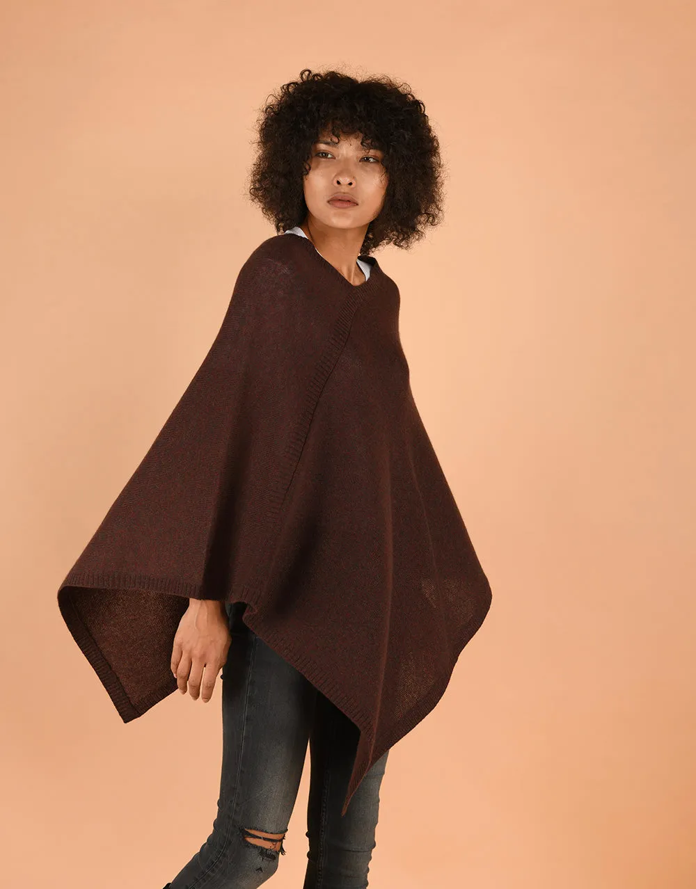 Ultra Soft Poncho in Fruitcake